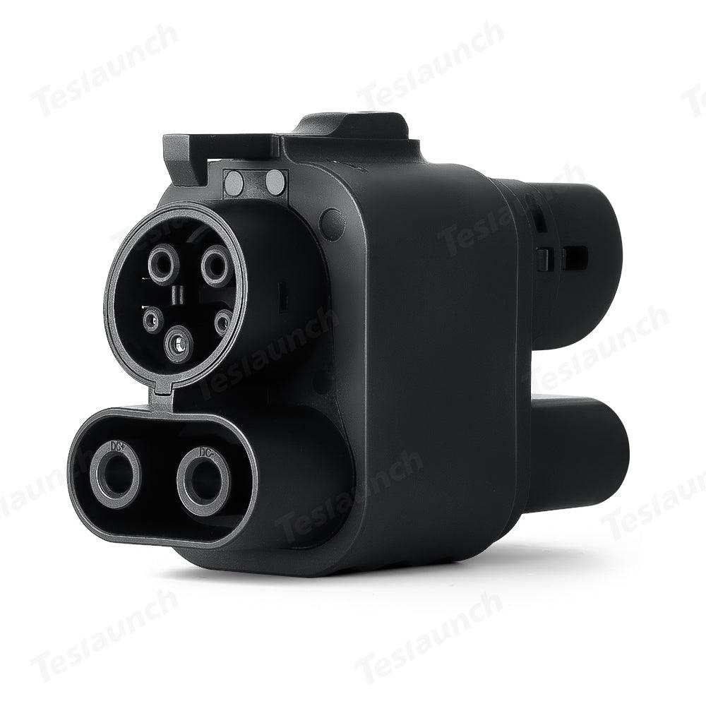 CCS2 Vehicle Charger to CCS1 EV Adapter for Fast Charging - Evooor
