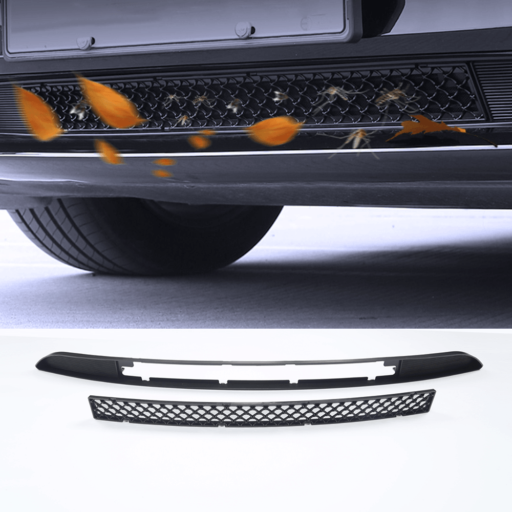 Tesla Model 3 2024+ Front Bumper Stainless Steel Radiator Grille Insert Deflector - Evooor