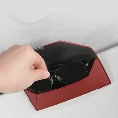 Leather Car Visor Glasses Holder For VW ID.3 2021-2025 - Evooor