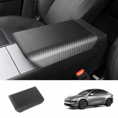 High-Quality Faux Leather Armrest Cover for Tesla Model Y - Durable Protection for Console - Easy Installation - Evooor