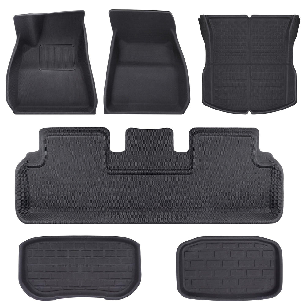 2024+ Model 3 Highland All Weather XPE Interior Floor Mats Cargo Liners Set for Tesla - Evooor
