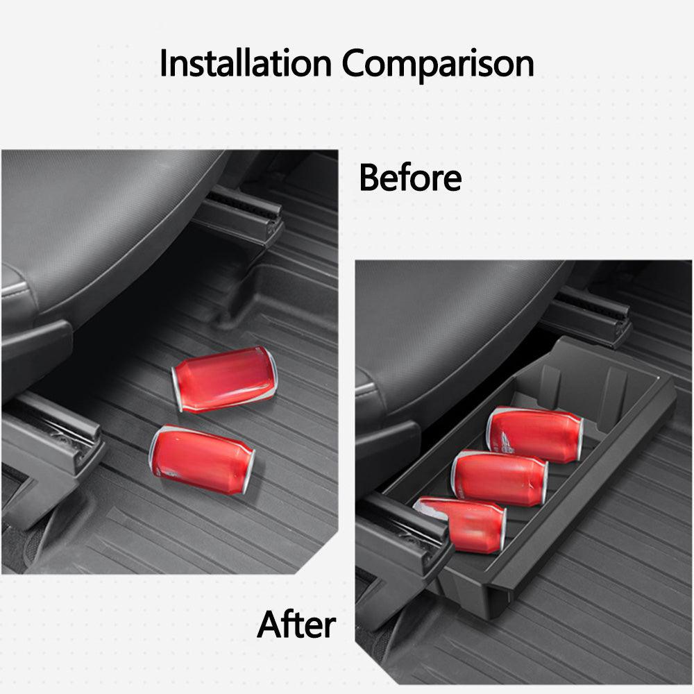 Front Under Seat Hidden Storage Box for Tesla Cybertruck - Evooor