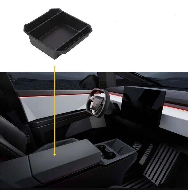 Flocked Liner Armrest Storage Box(ABS) For Tesla Cybertruck - Evooor