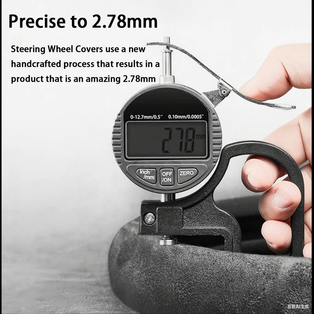 Alcantara Steering Wheel Sweat Absorbing Cover For VW ID.4 2025 - Evooor