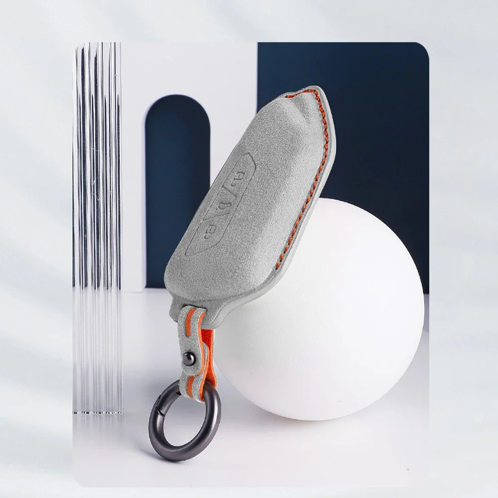 Alcantara Car Remote Key Case Cover For VW ID.3 2025 - Evooor