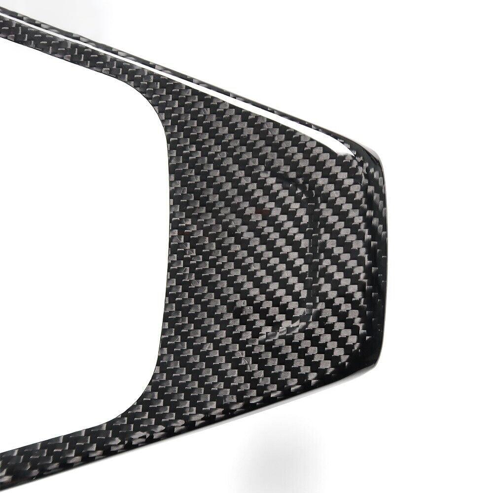 Premium Carbon Fiber Steering Wheel Cover Trim Panel - Compatible with Tesla Model S/X (2021-2024) - Sleek and Durable Upgrade - Evooor