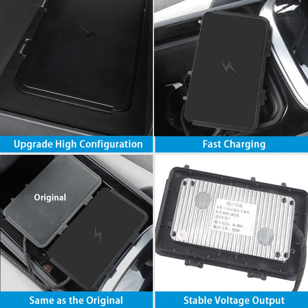 Wireless Phone Charger For VW ID.4 2024-2025 - Evooor