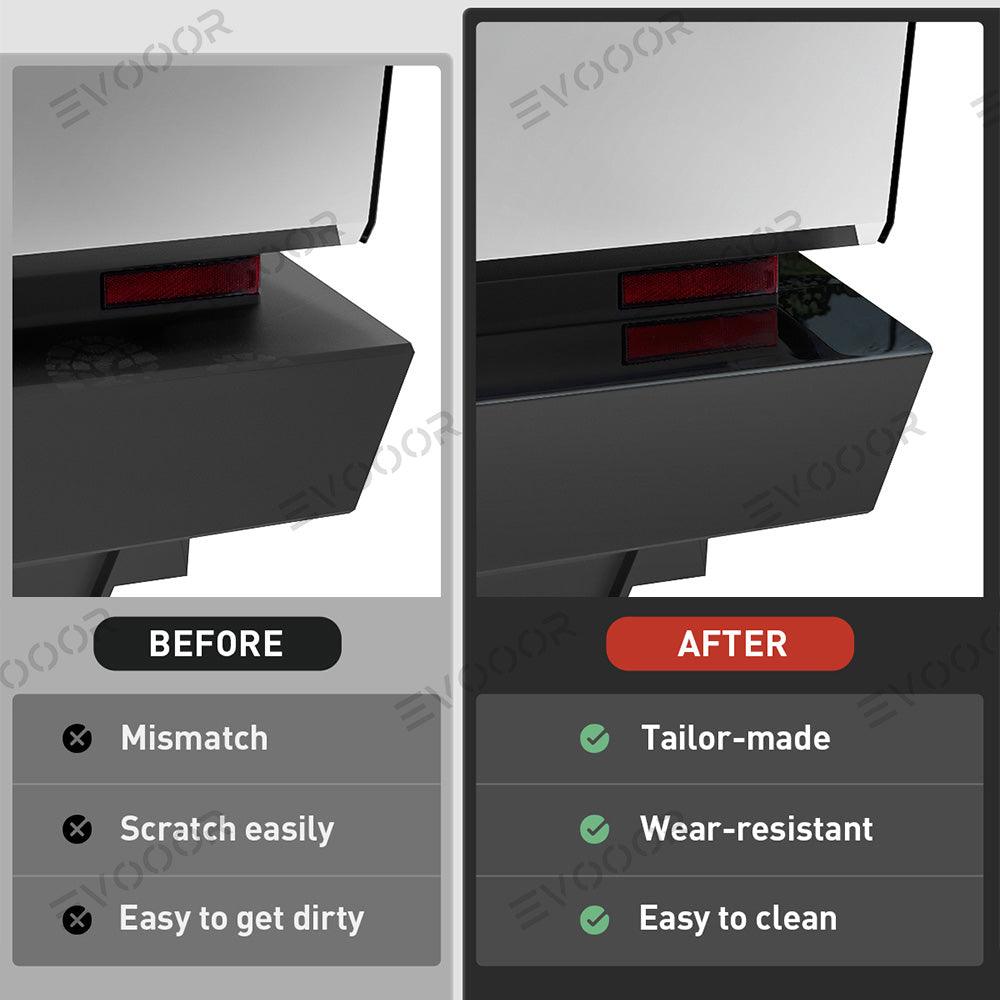 Rear Bumper Protectors for Cybertruck - Evooor