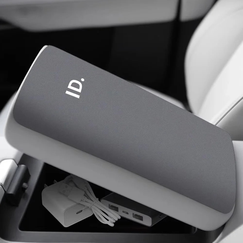 Alcantara Center Console Armrest Covers For VW ID.3 2025 - Evooor