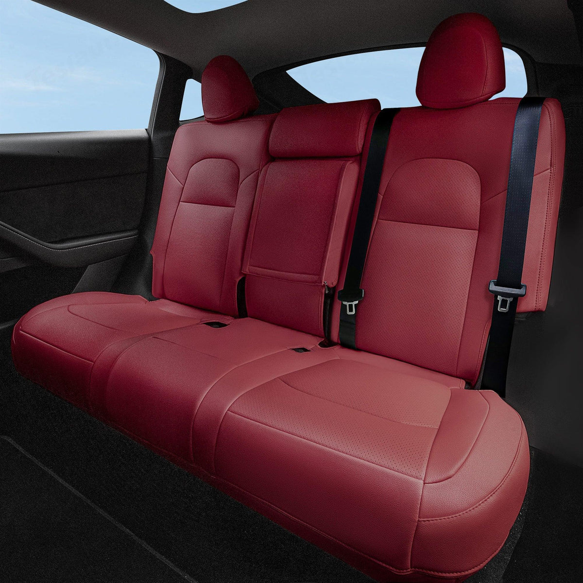 Premium Full Coverage Seat Protector Set for Tesla Model Y 5-Seater 2020-2024 - Evooor