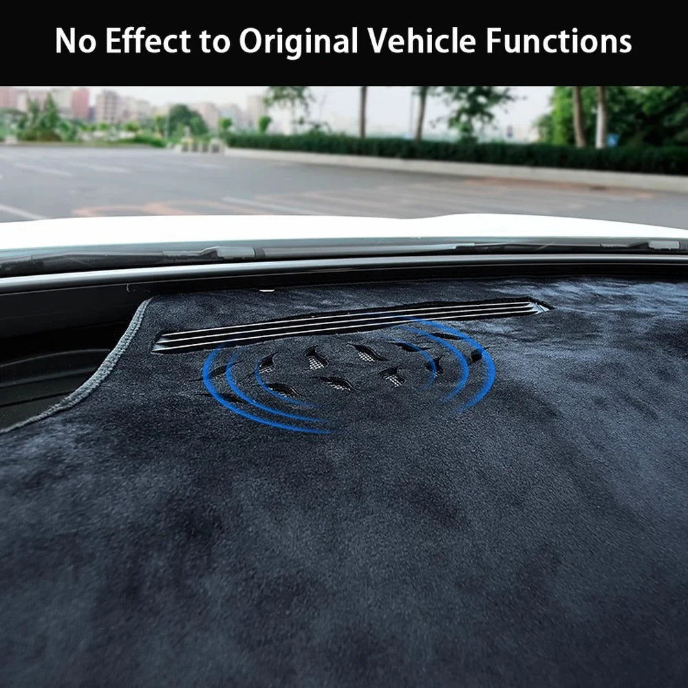 Italian Velvet Dashboard Sunshade Mat For VW ID.4 2021–2025 - Evooor