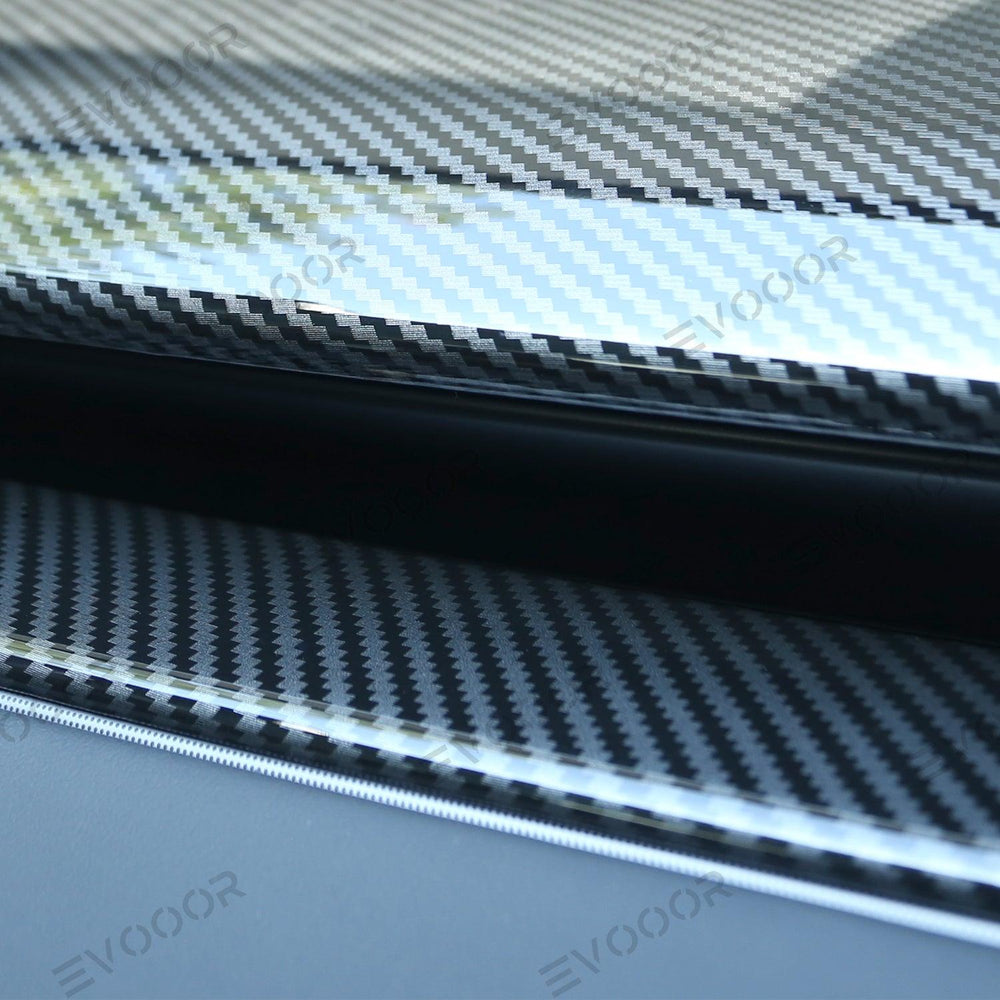 2024 Model 3 Highland Dashboard Cover (Carbon Fiber Pattern ABS) for Tesla(2PCS) - Evooor