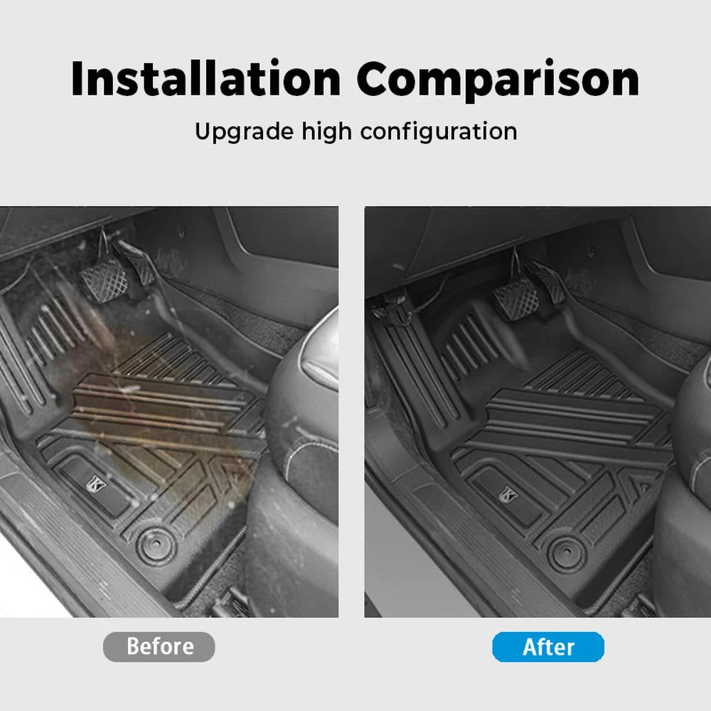 TPE Interior Floor Mats For VW ID.3 2021-2025 - Evooor