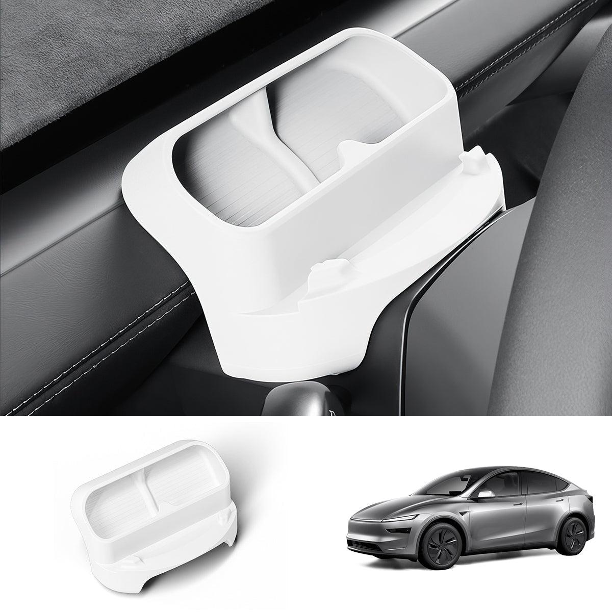 Multi-Function Steering Wheel Phone Mount & Glasses Holder for Tesla Model Y Juniper 2025+ - Evooor