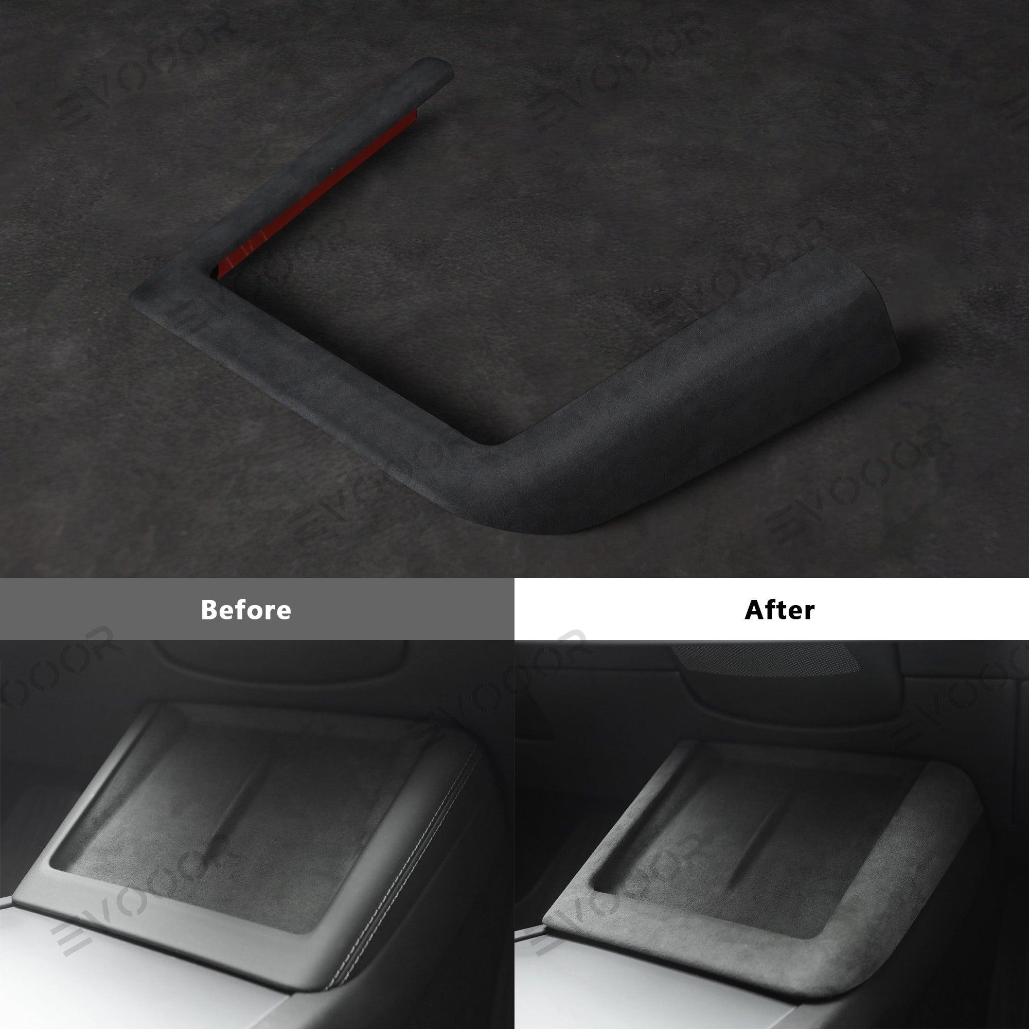 2024 Tesla Model 3 Highland Alcantara Central Control Charging Frame Cover - Evooor