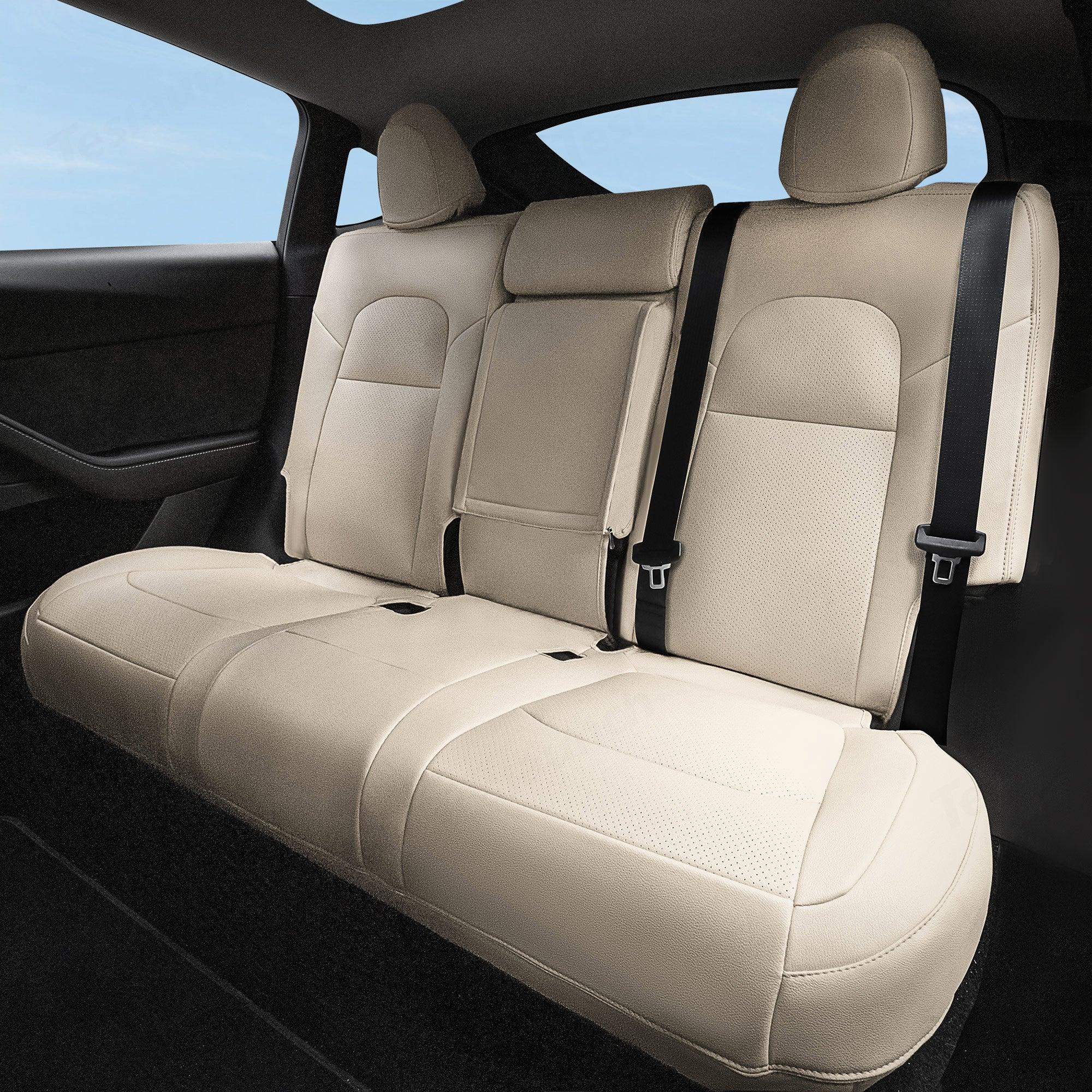 Premium Full Coverage Seat Protector Set for Tesla Model Y 5-Seater 2020-2024 - Evooor