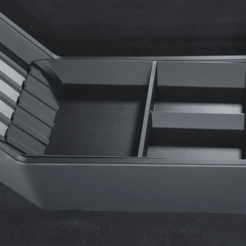 Console Rear Lower Tray Lower Center Console Tray Floor Storage Organizer for Tesla Cybertruck ...