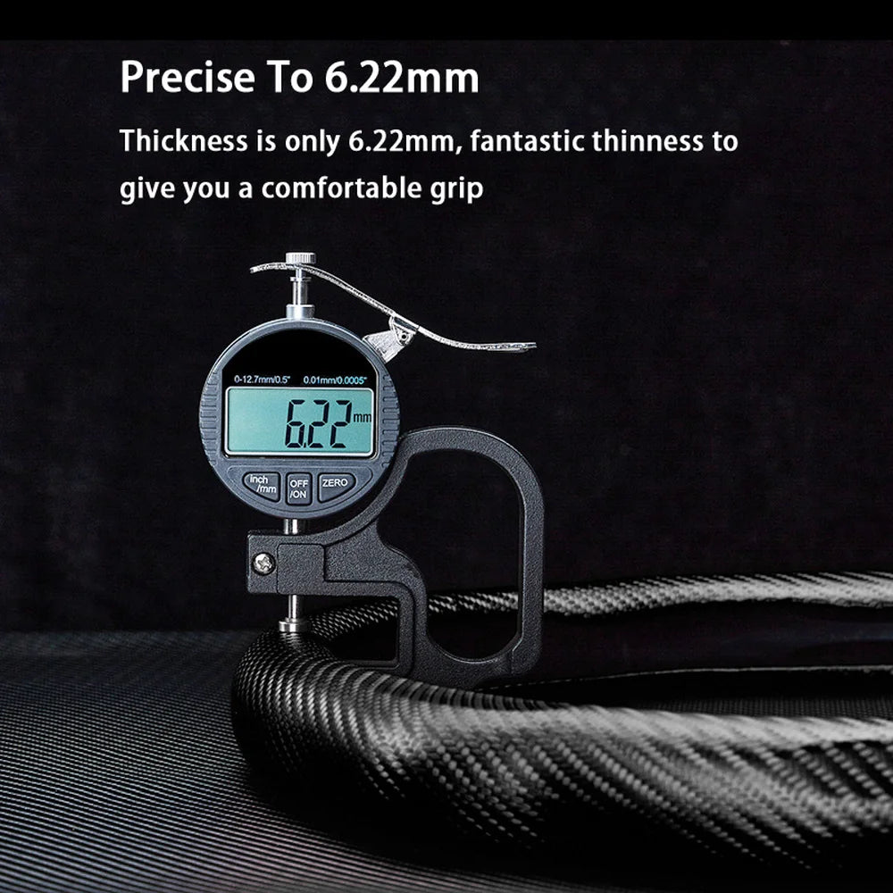 Leather Carbon Fiber Texture Anti-slip Steering Wheel Cover For VW ID.4 2025 - Evooor