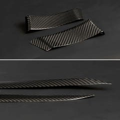 Premium Carbon Fiber Interior Door Panel Upgrade for Tesla Model S 2022 and Beyond