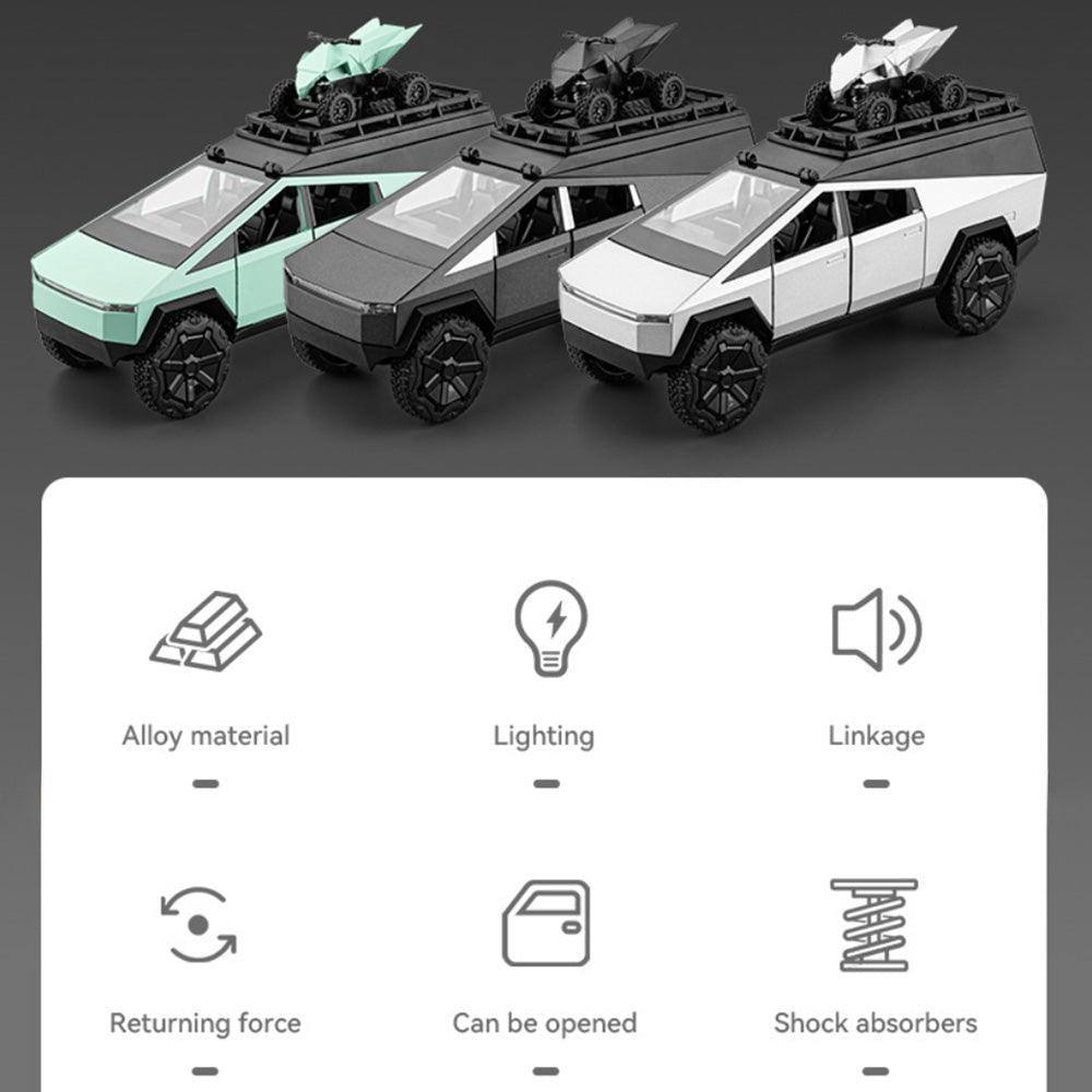 Cybertruck 1/24 Pickup Camping RV Alloy Car Model - Evooor