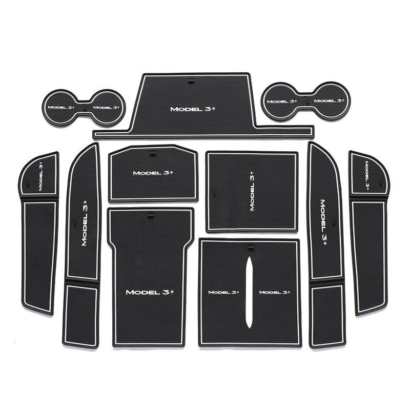 2024 Model 3 Highland Door Slot Mat Water Bowl Slot Mat Dustproof Mat For Tesla - Evooor