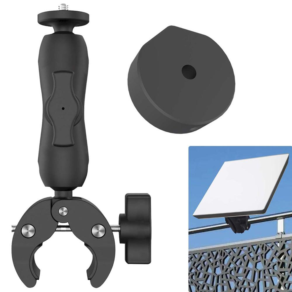 Universal Adjustable Clamp Mount for Satellite Dishes - Compatible with Starlink Mini Dish - Evooor