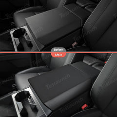 [Real Carbon Fiber] Center Console Armrest Cover for Cybertruck - Evooor