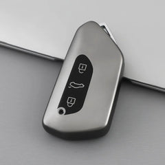 TPU Titanium Gray Car Key Case Cover For VW ID.3 2025 - Evooor