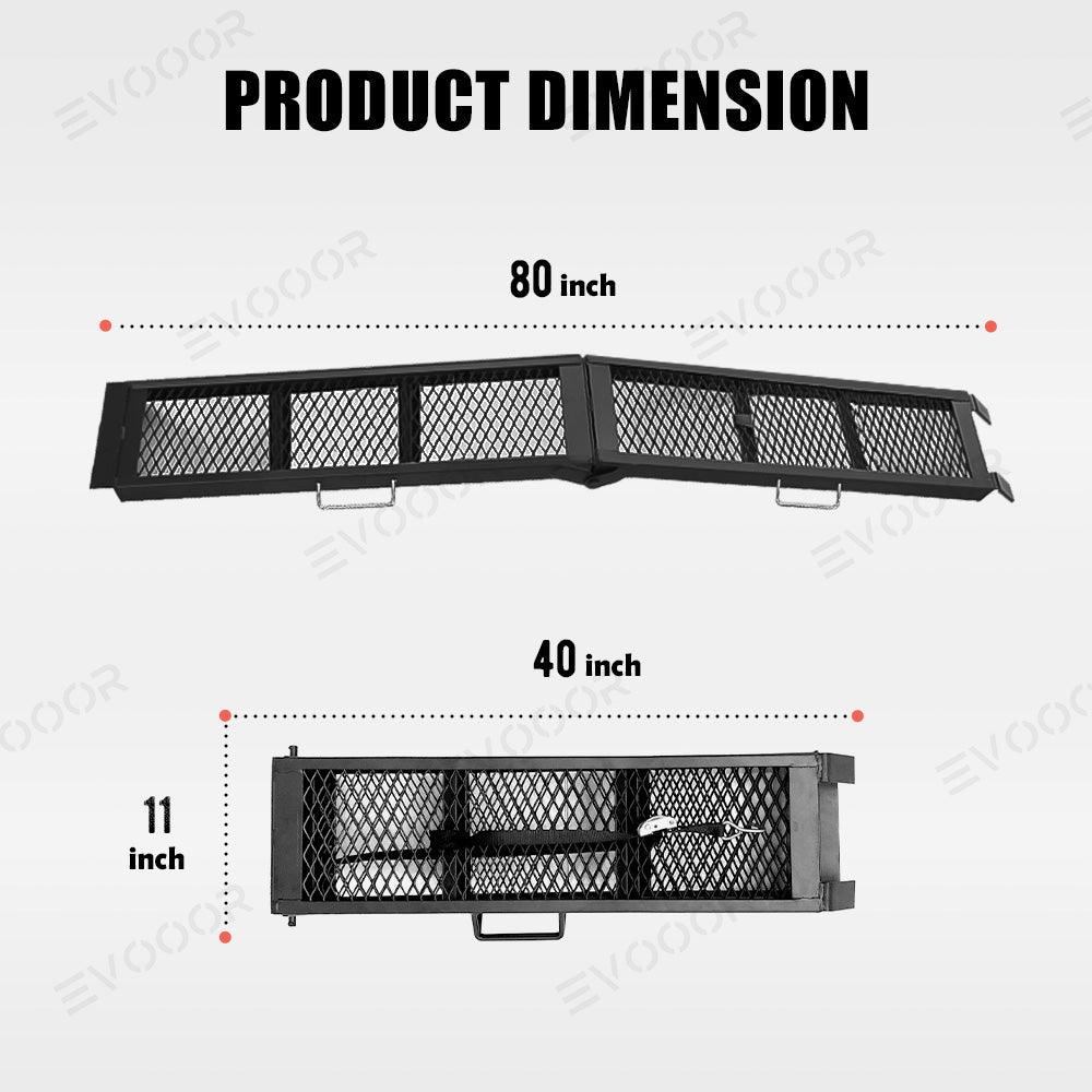 Foldable Heavy-Duty Steel Loading Ramp for Tesla Cybertruck - Evooor