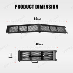 Foldable Heavy-Duty Steel Loading Ramp for Tesla Cybertruck