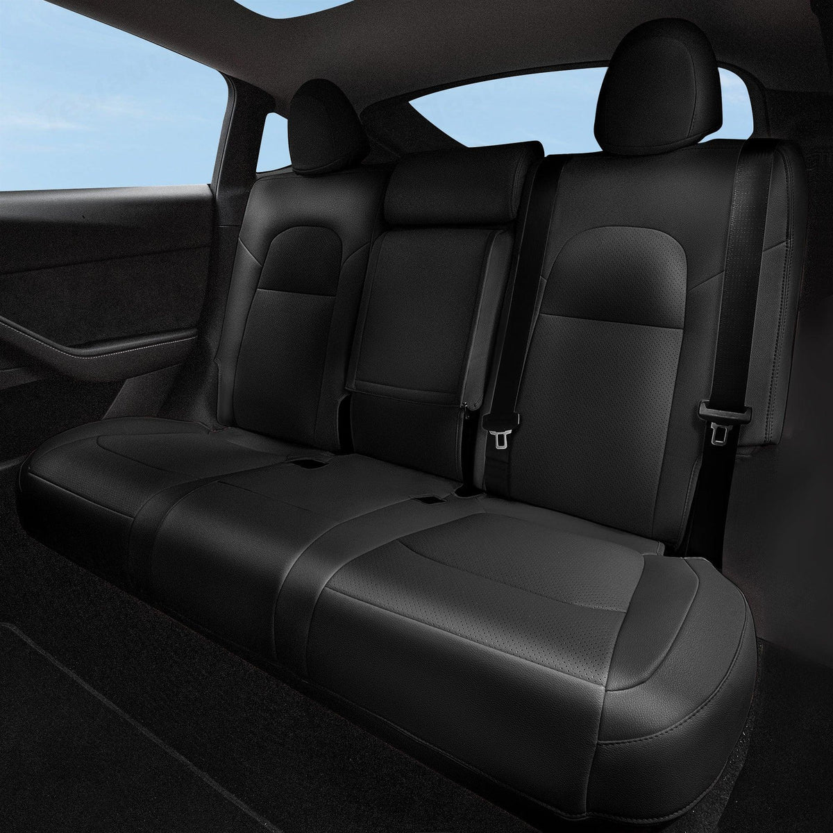 Premium Full Coverage Seat Protector Set for Tesla Model Y 5-Seater 2020-2024 - Evooor