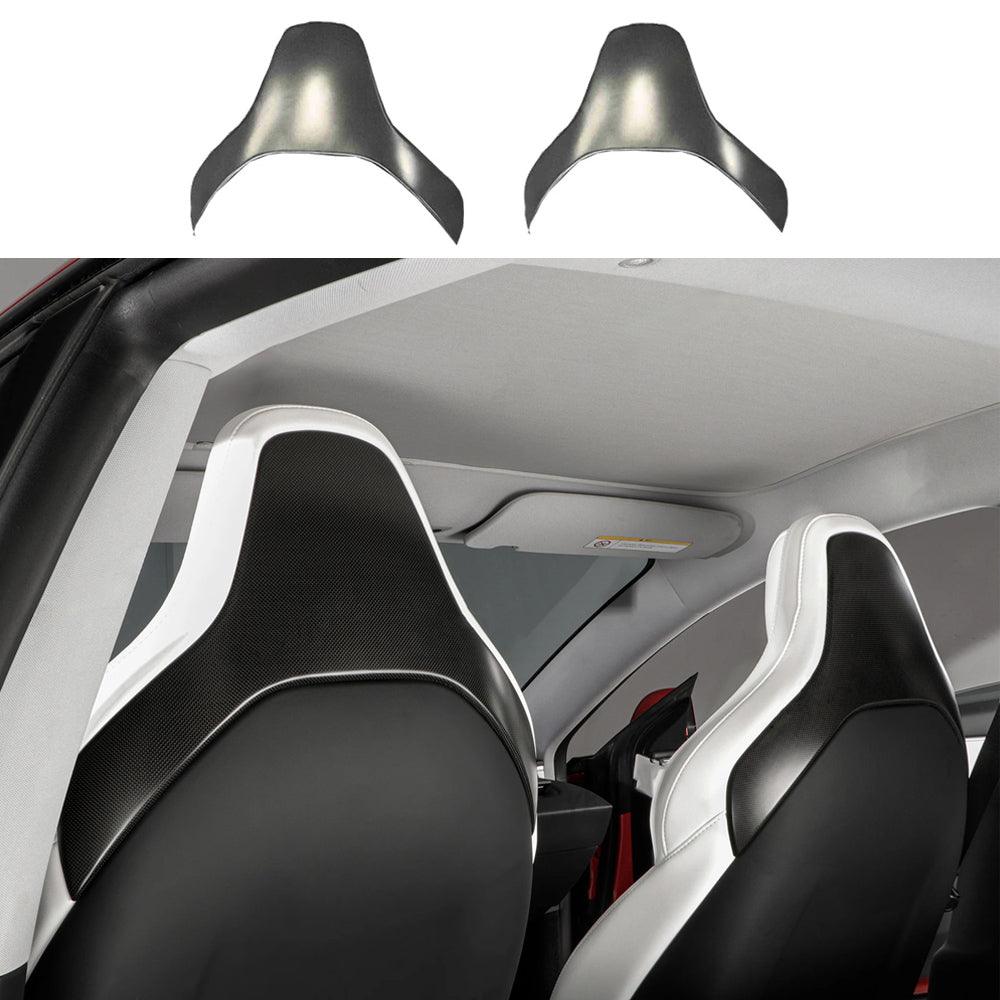 High-Quality Carbon Fiber Seat Back Protectors (Set of 2) for Tesla Model 3 – Upgrade Your Interior with Superior Performance! - Evooor
