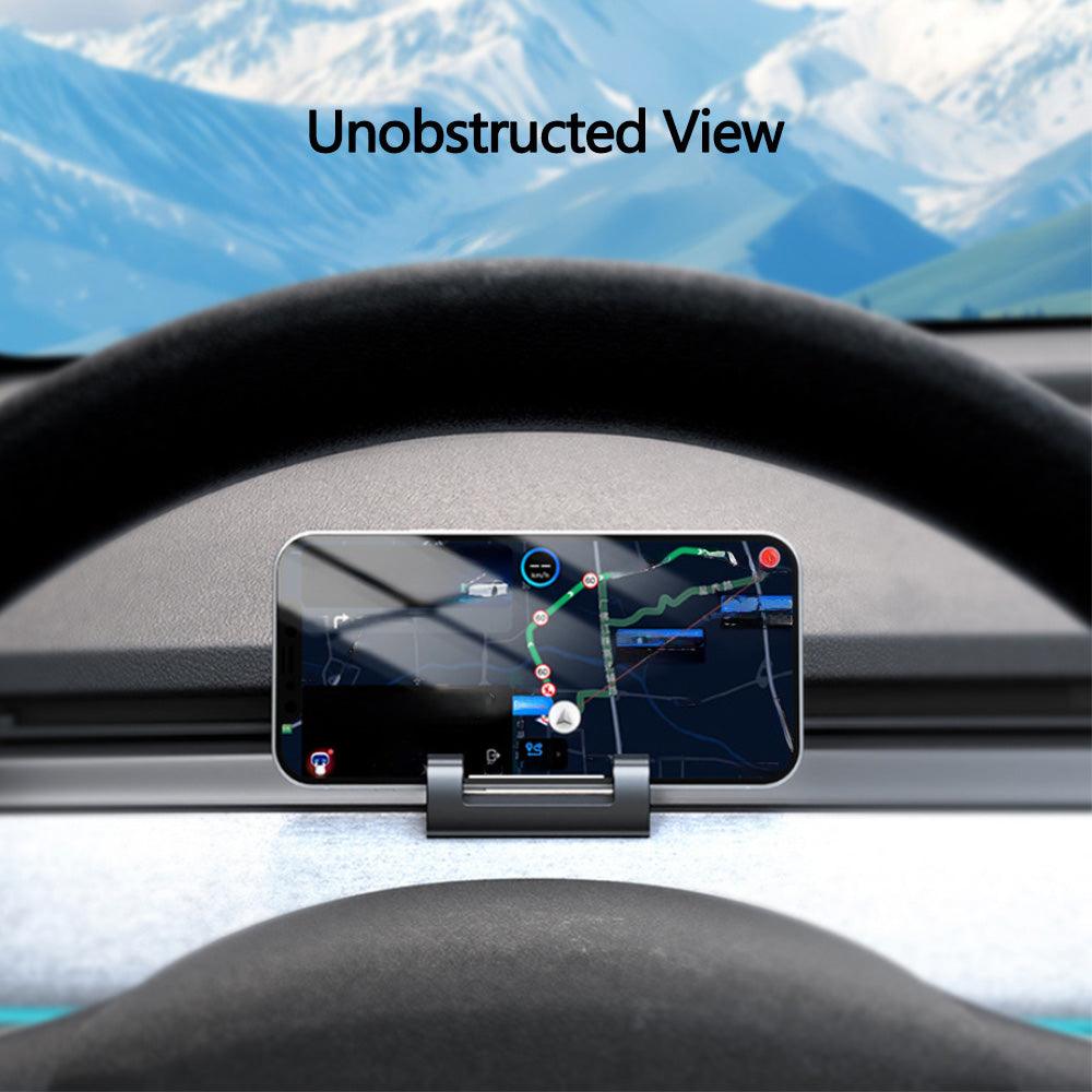 Liquid Silicone Air Vent Phone Holder for Tesla Model 3/Y (Not Fit for 2024+ Model 3 Highland) - Evooor