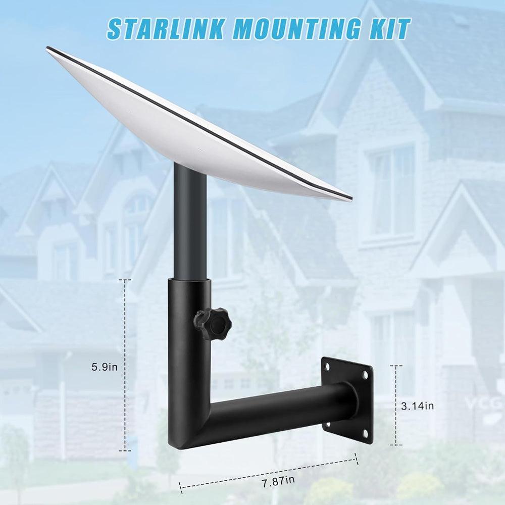 Starlink Gen 2 Right Angle Wall Mount Bracket - Easy Installation for Better Signal Reception - Evooor