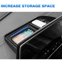 ABS Dashboard Storage Box Organizer Behind Central Display For VW ID.4 2021-2025 - Evooor