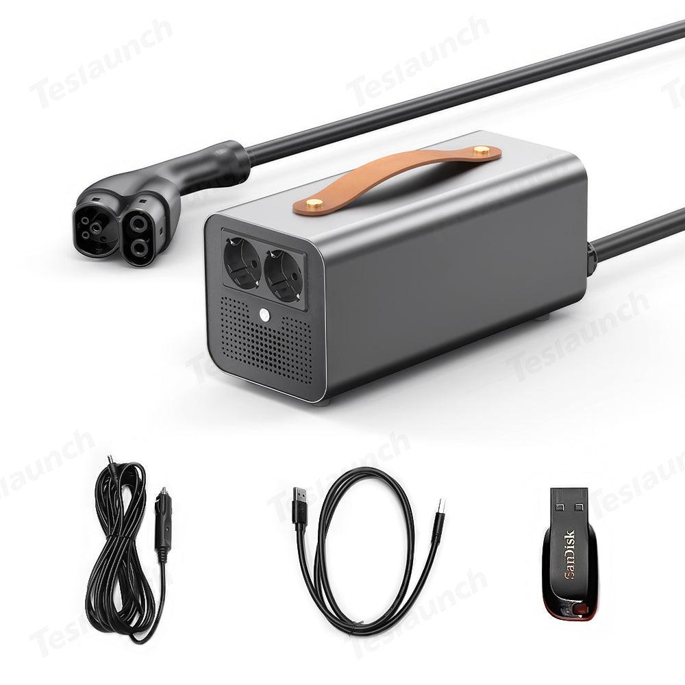 European Version V2L Charging Adapter for Tesla Model 3/Y/S/X - Fast and Efficient Charging Solution - Evooor