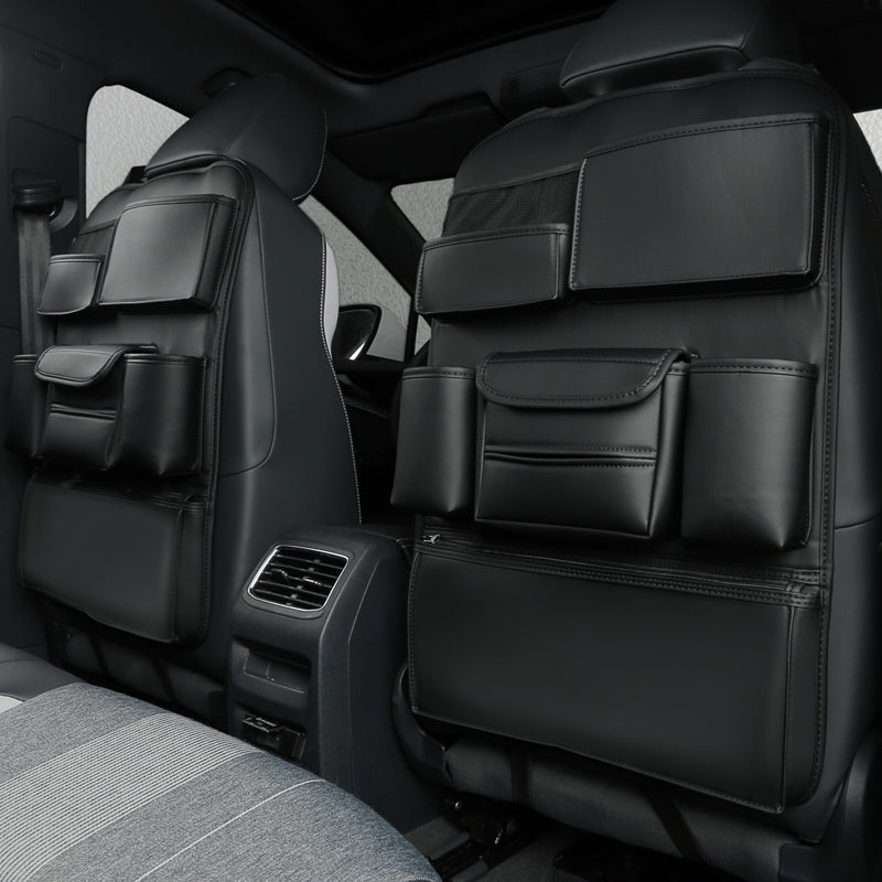 Leather Seat Back Multi-functional Storage Bag For VW ID.4 2021-2025 - Evooor