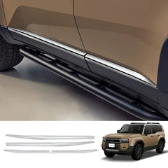 Puerta lateral alféizar línea Cuerpo TRIM para 2024 Toyota Land Cruiser lc250/j250 (4 unids)