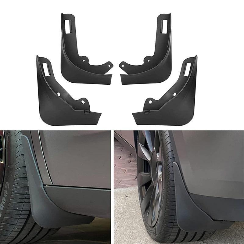 Model Y Mudflaps Splash Guards MudGuards Mud Flaps Fender Car Protect 4 PCS for Tesla (2020-2023) - Evooor