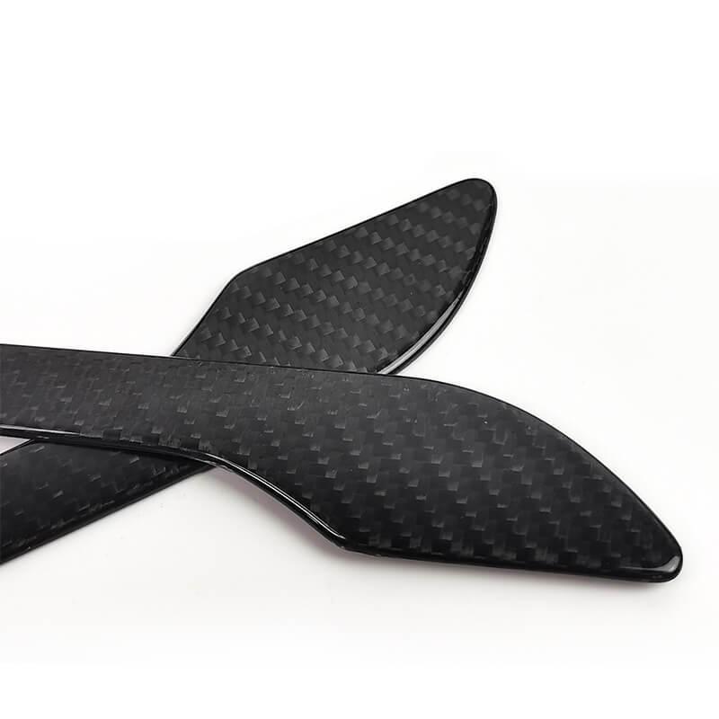 Glossy Carbon Fiber Door Handle Protection Kit for Tesla Model 3/Y (Set of 4) - Ultimate Style and Protection - Evooor