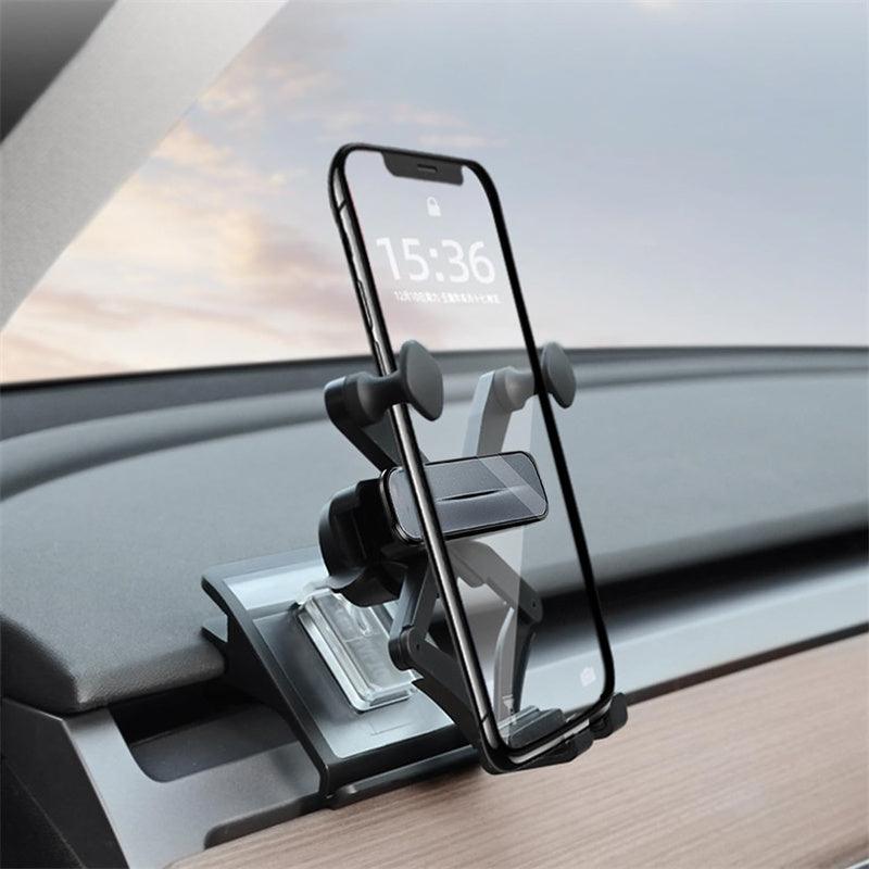 Model 3/Y Felixble Phone Mount Holder, Compatible with 4.7-6.7inch Phone, 360° Rotating Head For Tesla(2017-2023) - Evooor