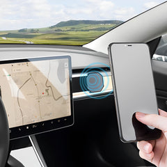 Tesla Model3/YMagnetic Suction Phone Holder-Caché Derrière L'écran