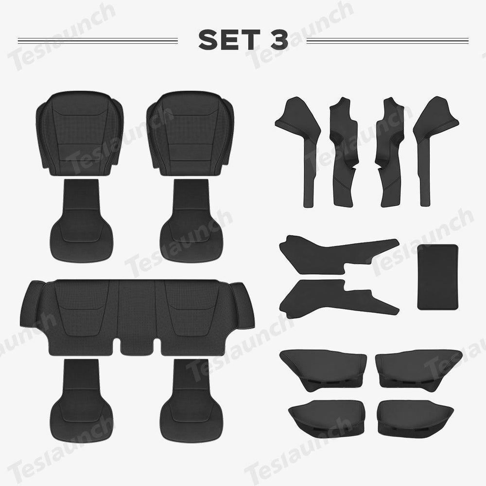 Napa Leather All-Around Interior Protection Kit for Tesla Model Y Juniper 2025+ - Evooor