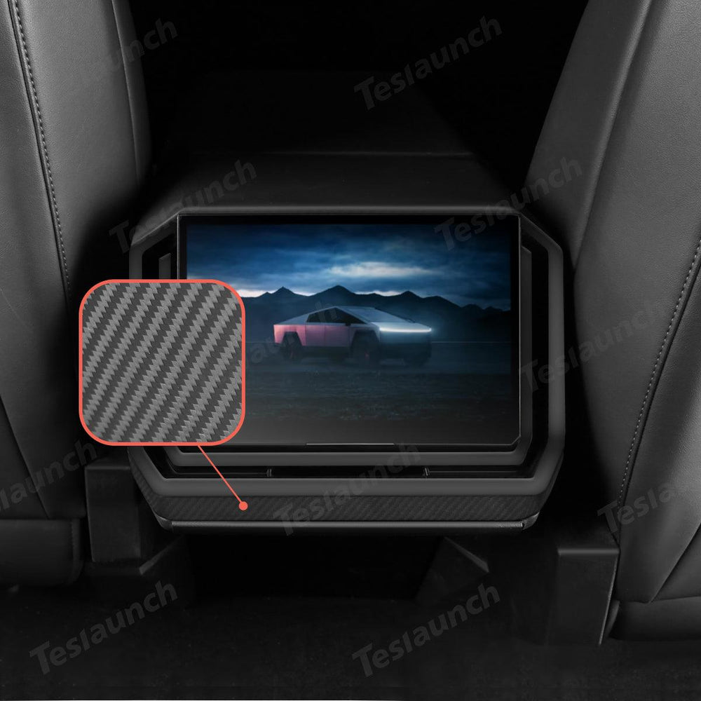 [Real Carbon Fiber] Rear Screen Frame Cover for Cybertruck - Evooor