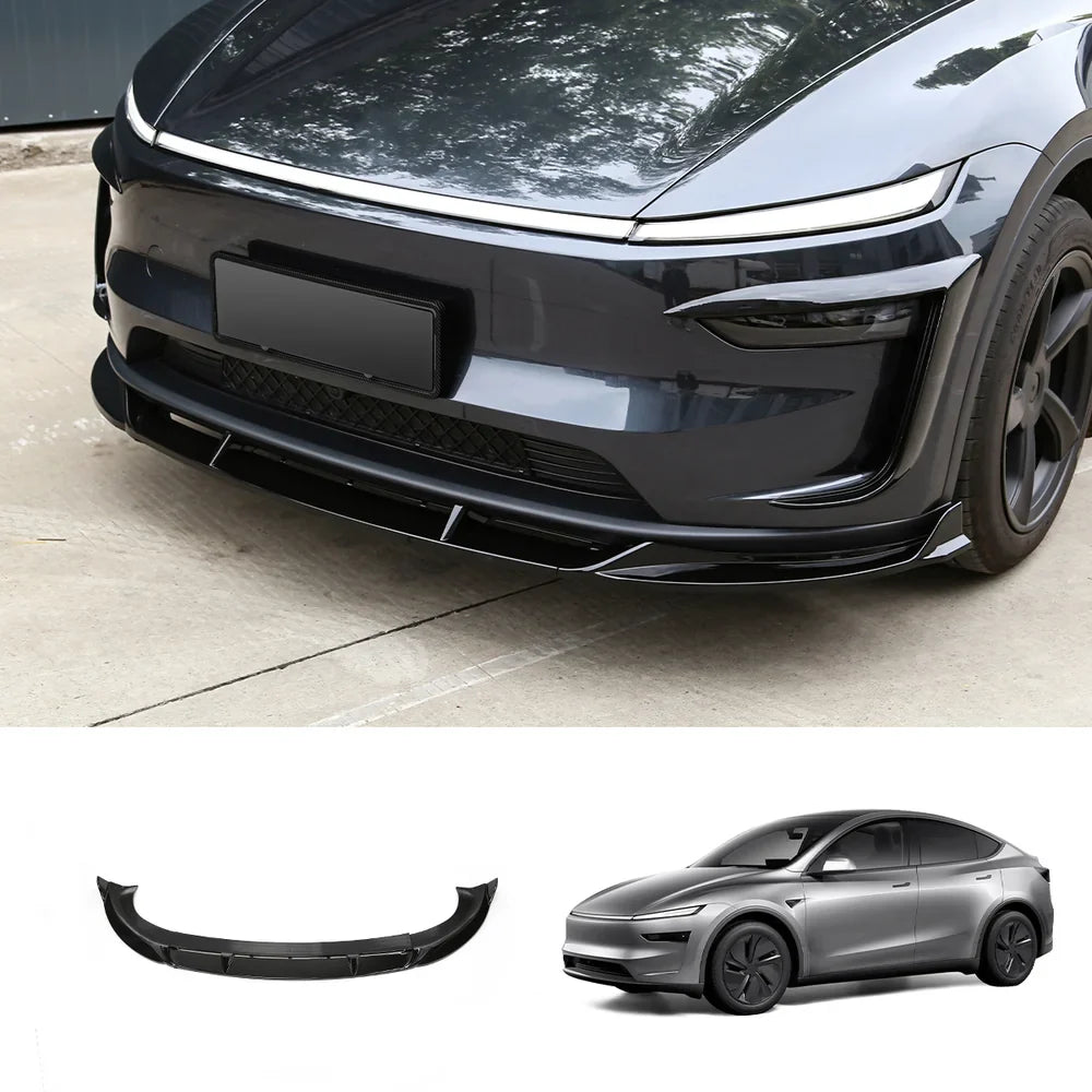 Front Spoiler Kit with Fog Light Accent for Tesla Model Y - Enhanced Aero Dynamics - Evooor