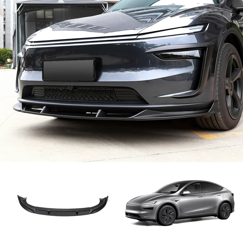 Front Spoiler Kit with Fog Light Accent for Tesla Model Y - Enhanced Aero Dynamics - Evooor