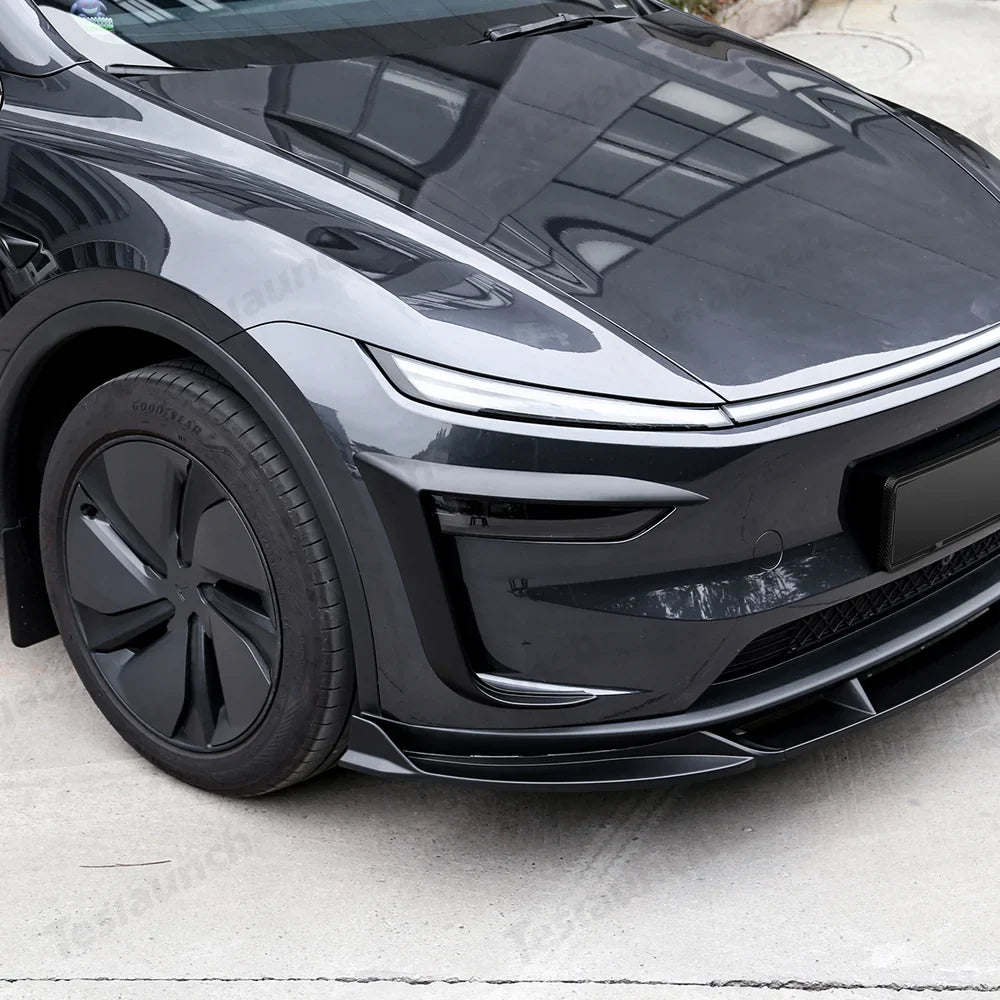 Front Spoiler Kit with Fog Light Accent for Tesla Model Y - Enhanced Aero Dynamics - Evooor