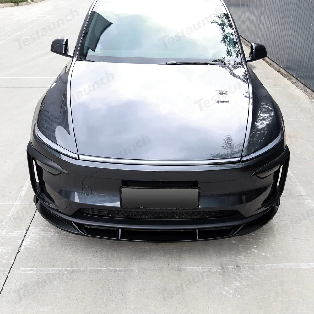 Front Spoiler Kit with Fog Light Accent for Tesla Model Y - Enhanced Aero Dynamics - Evooor