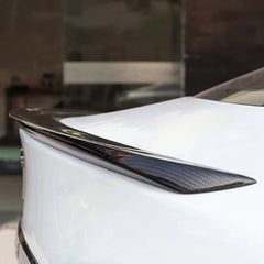 [Vera fibra di carbonio] Spoiler per labbro del bagagliaio posteriore OEM per Tesla Model S 2014+