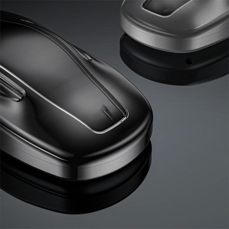Model 3/Y/S/X Key Fob Cover Case Aluminum Metal Key Holder For Tesla(2012-2023) - Evooor